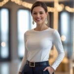 Sådan styler du din langærmede t-shirt til festlige lejligheder